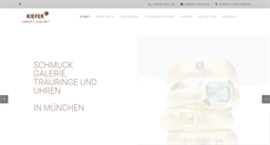 Desktop Screenshot of kiefer-schmuck.de