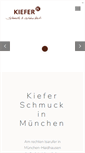 Mobile Screenshot of kiefer-schmuck.de
